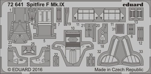 Przejdź do produktu EDUARD 72641 - 1:72 Spitfire F Mk.IX