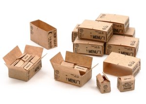 TAMIYA 12689 - 1:35 US 10-In-1 Ration Cartons WWII