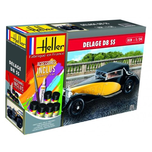 Przejdź do produktu HELLER 56720 - 1:24 Delage D8 SS