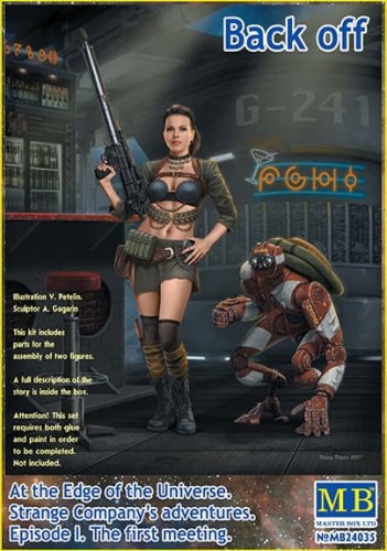 Przejdź do produktu MASTER BOX 24035 - 1:24 Back off - At the Edge Universe, Strange Company adventures, Episode I , the first meeting