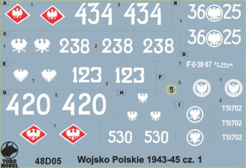 Przejdź do produktu TORO MODEL 48D05 - 1:48 Wojsko Polskie 1943-45 cz.1