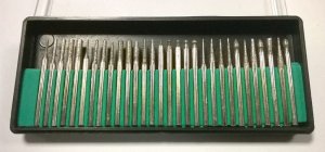 FINE-ART FA-524 - Frezy diamentowe 3mm, zestaw 30 szt