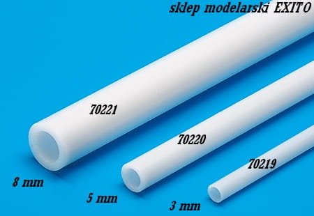 Przejdź do produktu TAMIYA 70220 - Plastic Beams 5 mm Pipe 40 cm (5 pcs)