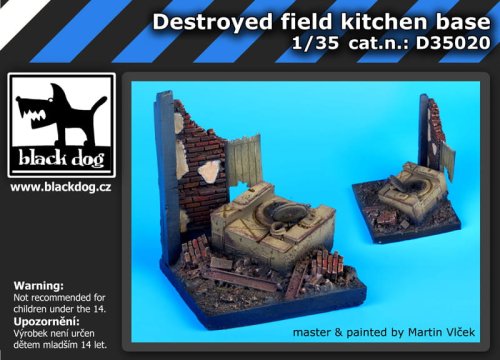 Przejdź do produktu BLACK DOG D35020 - 1:35 Destroyed field kitchen - base