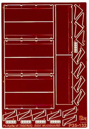 Przejdź do produktu PART P35132 - 1:35 Pz.Kpfw.VI Tiger Ausf.E side fenders