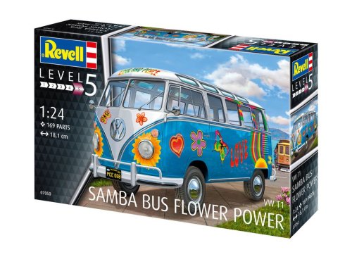 Przejdź do produktu REVELL 07050 - 1:24 VW T1 Samba Bus Flower Power