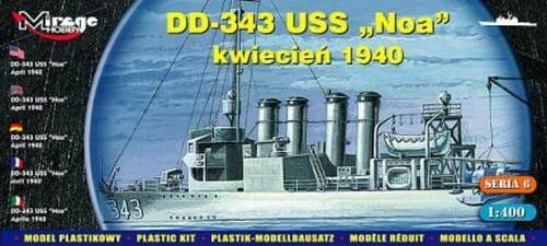 Przejdź do produktu MIRAGE 40604 - 1:400 DD-343 USS Noa - Niszczyciel