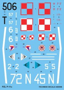TECHMOD 48059 - 1:48 PZL P.11c