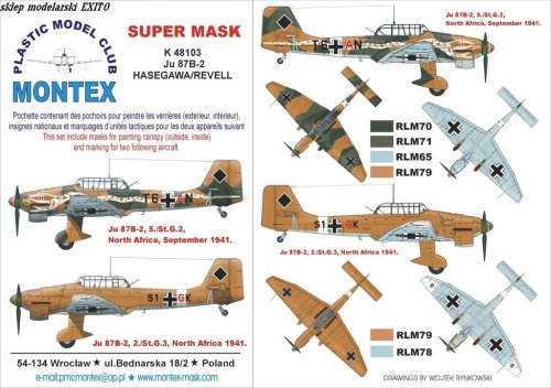 Przejdź do produktu MONTEX K48103 - 1:48 Ju-87B-2 Snake