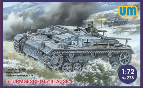 Przejdź do produktu UNIMODELS 278 - 1:72 Sturmgeschutz III Ausf. E