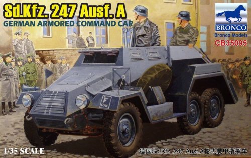 Przejdź do produktu BRONCO CB 35095 - 1:35 Sd.Kfz.247 Ausf. A German Armored Command Car