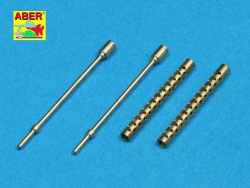 Przejdź do produktu ABER 25L-01  - 1:25 Set of 2 barrels for Browning M-1919 A4 with two part muzzle