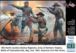 MASTER BOX 3581 - 1:35 Do or die 18th North Carolina Infantry Regiment