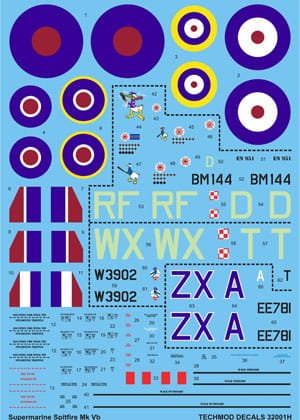 Przejdź do produktu TECHMOD 32001 - 1:32 Spitfire VB
