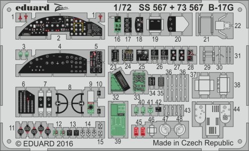 Przejdź do produktu EDUARD SS567 - 1:72 Boeing B-17G