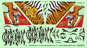 MODELMAKER D72090 - 1:72 Spain F/A-18 30 Years of Ala NATO Tiger Meet