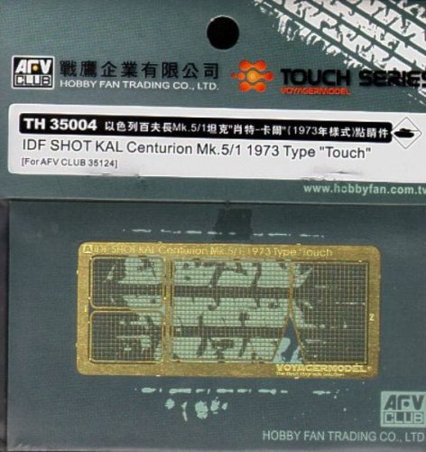 Przejdź do produktu AFV CLUB TH35004 - 1:35 IDF SHOT KAL Centurion Etching