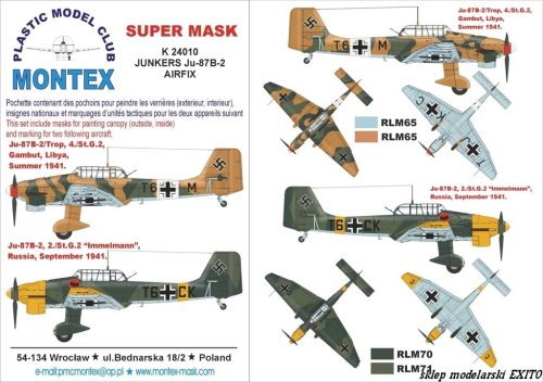 Przejdź do produktu MONTEX K24010 - 1:24 Junkers Ju-87B