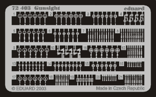 Przejdź do produktu EDUARD 72403 - 1:72 Gunsight