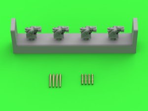 MASTER SM-350-102 - 1:350 Francuskie działa 90mm 1935 Richelieu i Dunkerque