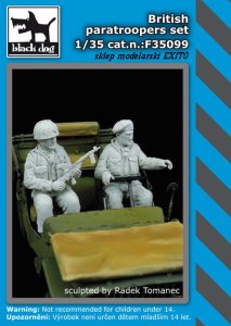 BLACK DOG F35099 - 1:35 British paratroopers set
