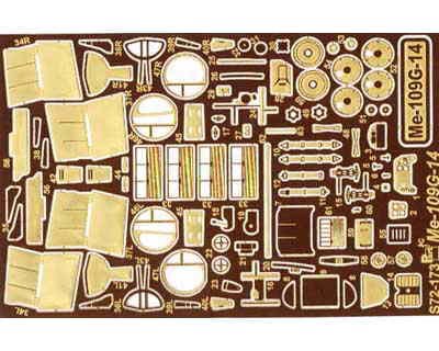Przejdź do produktu PART S72173 - 1:72 Messerschmitt Bf-109 G-14
