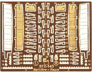 Przejdź do produktu PART S72145 - 1:72 Spitfire flaps