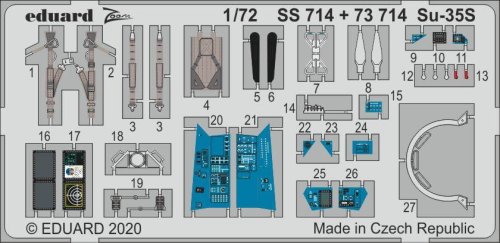 Przejdź do produktu EDUARD SS714 - 1:72 Su-35S