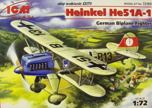 Przejdź do produktu ICM 72193 - 1:72 Heinkel He 51A-1 German Fighter Biplane