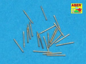ABER 1:350L-16  - 1:350 Set of 20 pcs 20 mm L/65 barrels C/38 for German ships