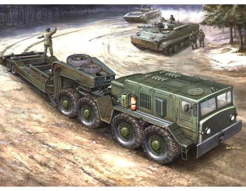 Przejdź do produktu TRUMPETER 00212 - 1:35 MAZ-537G with MAZ/ChMZAP-5247G semi-trailer