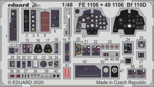 Przejdź do produktu EDUARD FE1106 - 1:48 Bf 110D