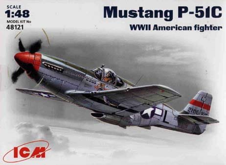 Przejdź do produktu ICM 48121 - 1:48 Mustang P-51 C WWII US Air Forces fighter