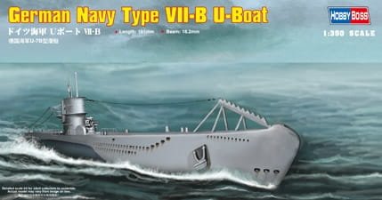 Przejdź do produktu HOBBY BOSS 83504 - 1:350 German Navy Type VII-B U-Boat