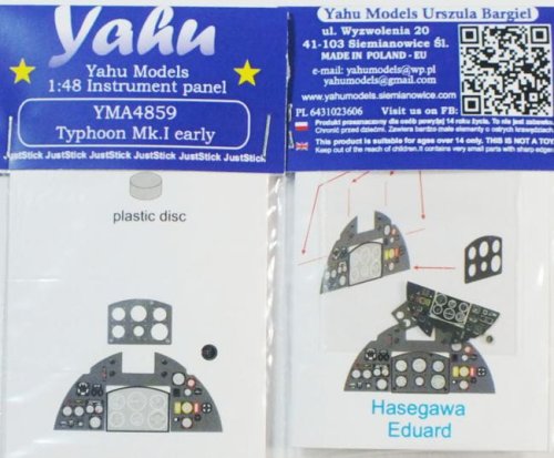 Przejdź do produktu YAHU YMA4859 - 1:48 Typhoon Mk.I Early tablica przyrządów