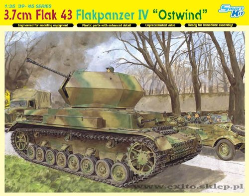 Przejdź do produktu DRAGON 6550 - 1:35 3.7cm FlaK 43 Flakpanzer IV Ostwind