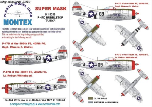 Przejdź do produktu MONTEX K48059 - 1:48 P-47 D Thunderbolt