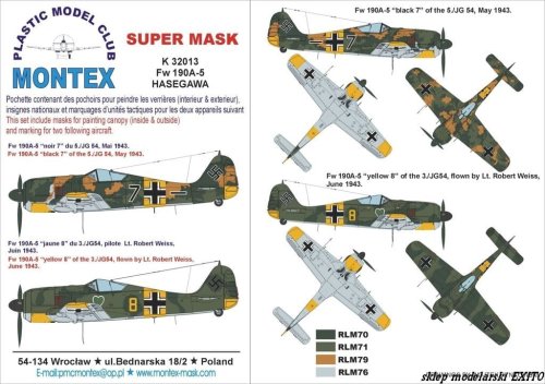 Przejdź do produktu MONTEX K32013 - 1:32 Fw-190 A-5