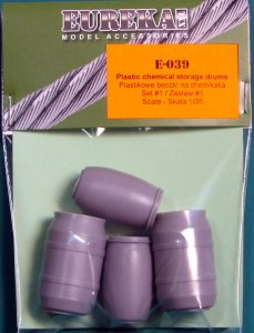 EUREKA XXL E-039 - 1:35 Zestaw plastikowych beczek #1