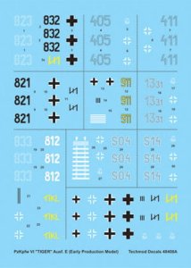 TECHMOD 48408 - 1:48 Pzkpfw.VI Tiger Ausf.E early production