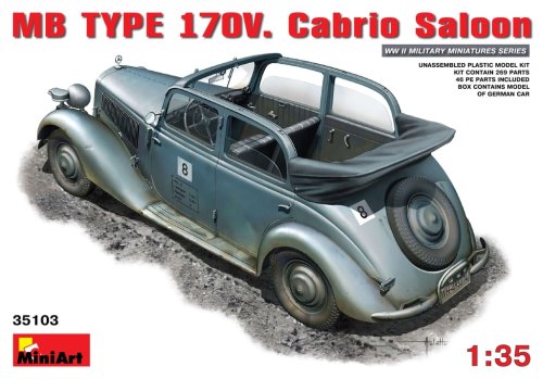 Przejdź do produktu MINIART 35103 - 1:35 MB Type 170V Cabrio Saloon