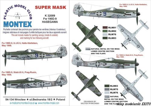Przejdź do produktu MONTEX K32089 - 1:32 Fw-190 D-9