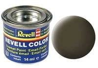 REVELL 40 - Farba matowa Black Green 14 ml