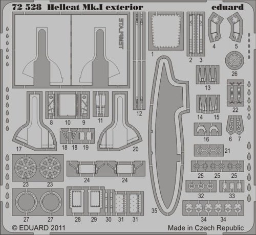 Przejdź do produktu EDUARD 72528 - 1:72 Hellcat Mk.I exterior