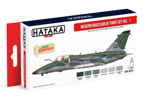 Przejdź do produktu HATAKA AS74 - Zestaw farb Modern Brazilian AF vol. 1
