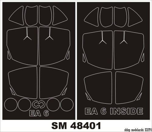 Przejdź do produktu MONTEX SM48401 - 1:48 EA-6 Prowler