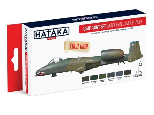 Przejdź do produktu HATAKA AS10 - Zestaw farb USAF European Camouflage