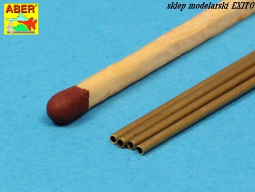 Przejdź do produktu ABER BT10X02 - Brass Tubes 1,00 x 0,20 mm length 250 mm x 4 pcs.