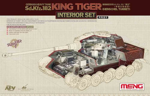 Przejdź do produktu MENG MODEL SPS037 - 1:35 Sd.Kfz.182 King Tiger (Henschel Turret) Interior Set
