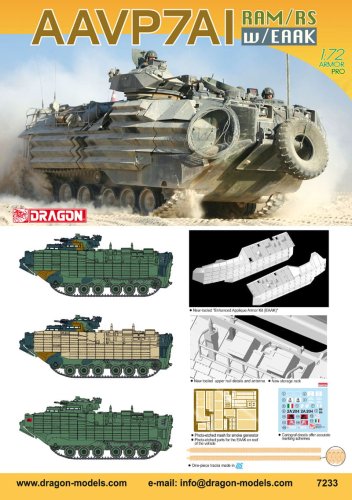 Przejdź do produktu DRAGON 7233 - 1:72 AAVP7A1 RAM/RS w/EAAK